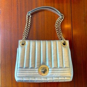 Kate Spade Metallic Quilted Leather Handbag